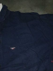 Sparkey Boys Navy Button Down Shirt
