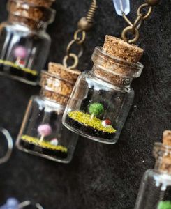 Handmade Tiny Glass Bottle Scenery ✨