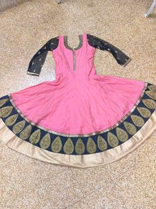 Pink Anarkali Kurta