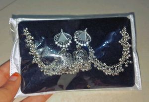 Silver Jhumka Earrings