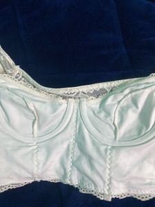 Lace Bustier Crop Top