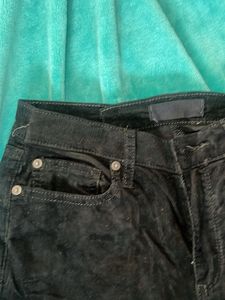 Corduroy Jeans Black