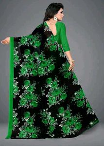 Floral Print Saree