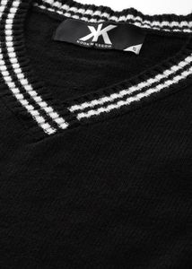 Kook N Keech Women Black Sweater Vest