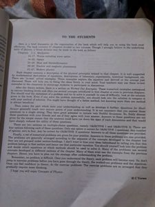 Concepts Of Physics- HC Verma