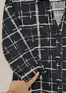 Black Formal/Casual Top Shirt