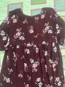 Floral Print Midi Dress