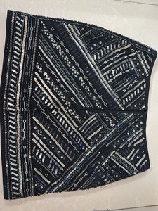 Beautiful Black Embroidered Skirt