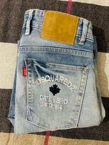 DSQUARED ORIGINAL Light Wash Denim Jeans