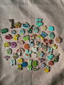 Wooden Diy Craft Buttons
