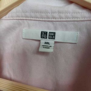 Original Uniqlo Pink Button-Down Shirt