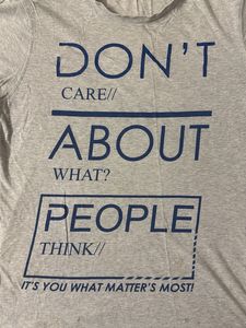 Graphic Print Grey T-Shirt