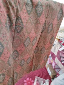 Peach Unstitched Salwar Suit