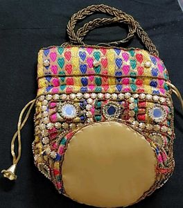 Embroidered Clutch