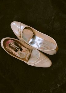 Wedges - Cream Heels