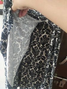 Elegant Black &amp; White Dress