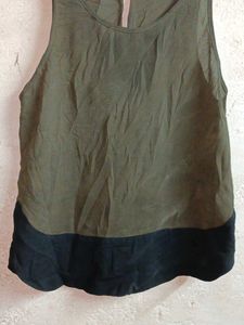Trendy Summer Fashion Tank Top Vest Olive