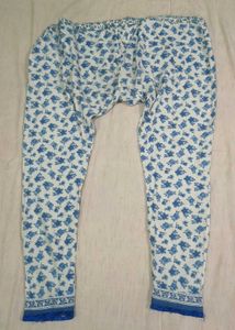 Blue Printed Frock Set