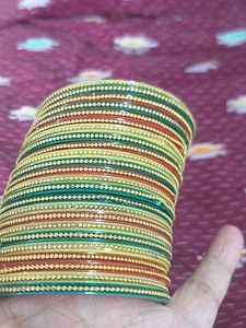 Colorful Beaded Bangle Set