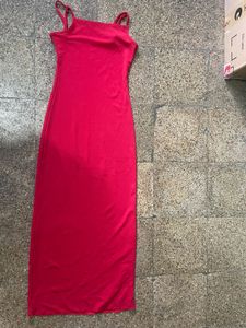 Red Slip Dress
