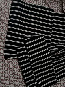 Striped Wrap Pant