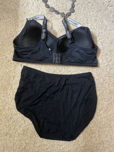 Playtex Black Bra &amp; Panties Set