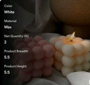 Bubble Cube Candles