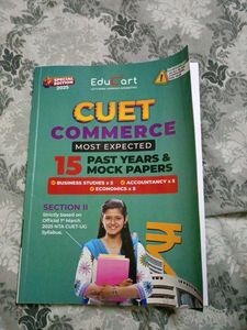 Cuet UG Commerce PYQ And Mock Paper Book