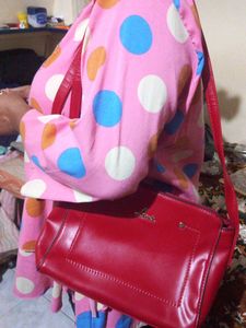 Lavie Red Crossbody Bag