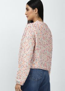 Stylish Multicolor Knit Cardigan