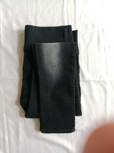 Black Shaded Embroidered Jean&#39;s