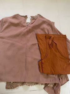 Lace Detail Bell Sleeve Top