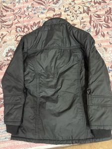 Women's black puffer jacket