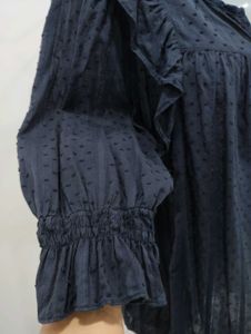 Navy Blue Blouse