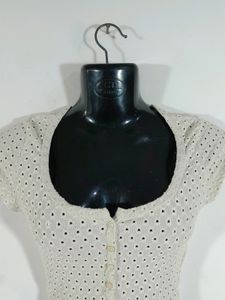 H&amp;M Beige Crop Top