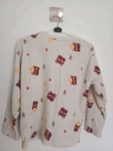 Cute Bear Print Top