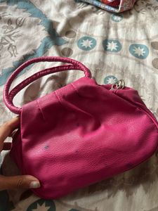 Vintage Hot Pink Handbag