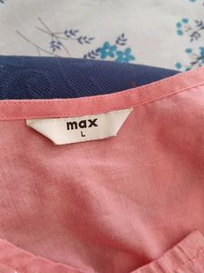 Pink Embroidered Tunic Top