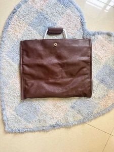 Factorum Leather Tote Bag