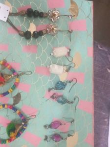 Combo Of Earrings &amp; Many More Jewelry Items