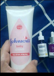 Skincare Bundle: Johnson&#39;s, DermDoc, Derma
