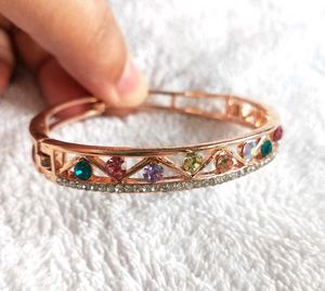 Rose Gold Stone Bracelet