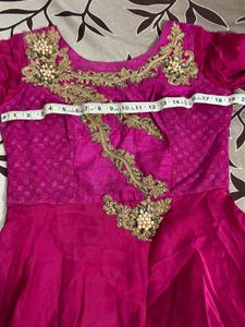 Elegant pink gown