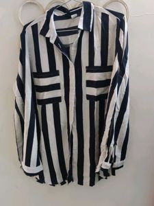 Striped Button Down Shirt