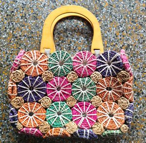 Vintage Woven Handbag