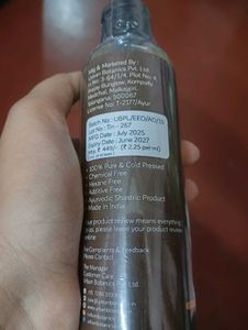 Urban Botanics Cold Pressed Hair Oil