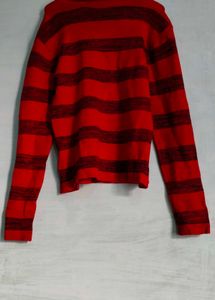 Red Striped Sweater
