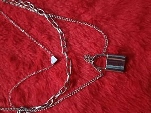 Layered Silver Chain