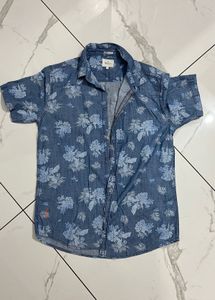 PEPE JEANS Floral Denim Shirt