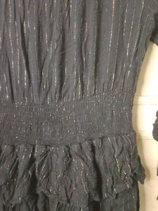 Black Ruffled Dress